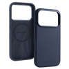 Liavec Silky Case with Metal Camera Frame do Iphone 17 Pro granatowy