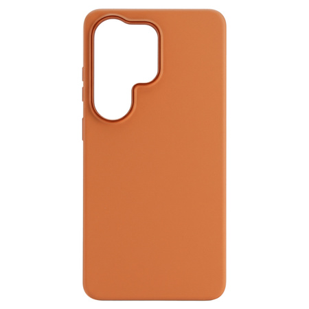 Liavec Silky Case with Metal Camera Frame do Samsung Galaxy S26 Ultra pomarańczowy