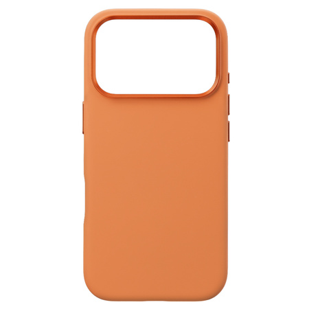 Liavec Silky Case with Metal Camera Frame für iPhone 17 Pro Max Orange