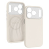 Liavec Silk Shield Case with Metal Camera Frame do Iphone 17 Pro Max beżowy