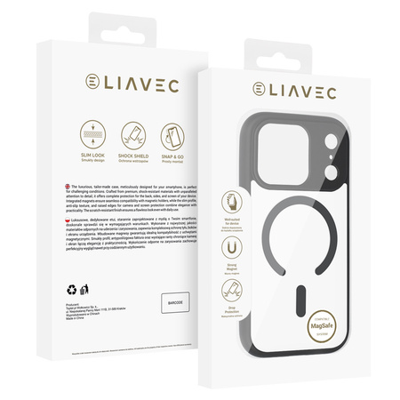 Liavec Soft Case für iPhone 17 Pro Schwarz