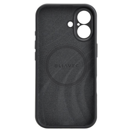 Liavec Silk Shield Case with Metal Camera Frame für iPhone 17 Schwarz