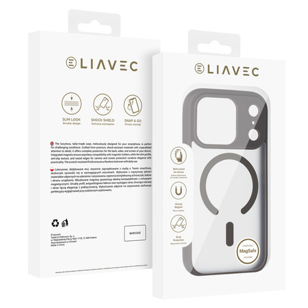 Liavec Soft Case do Iphone 17 Pro tytan