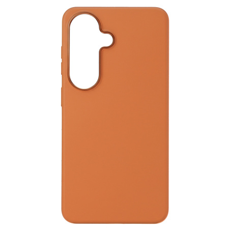 Liavec Silky Case with Metal Camera Frame do Samsung Galaxy S26 pomarańczowy