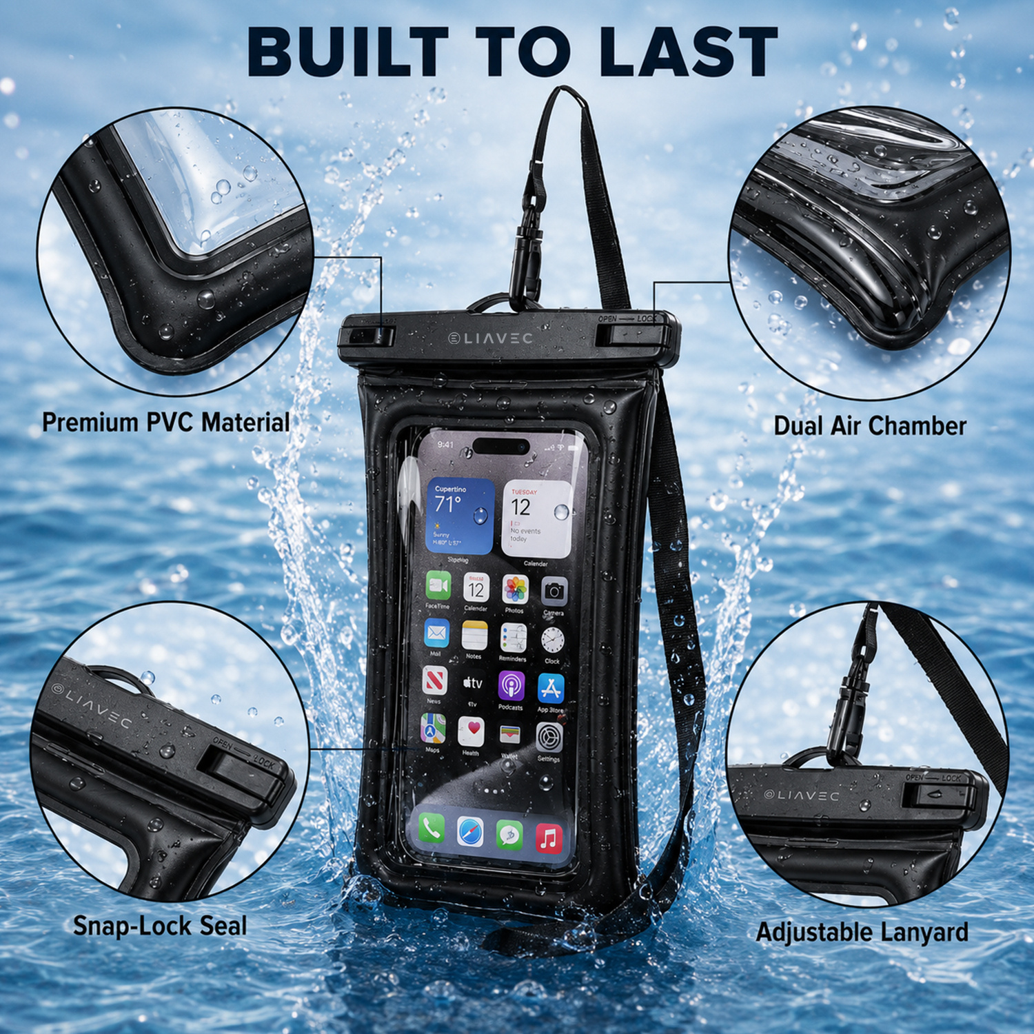 Wodoszczelność klasy IPX8