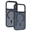 Liavec Cloudy Case with Metal Camera Frame do Iphone 17 Pro Max granatowy (Camera Control Button)