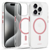 Liavec Glossy Magsafe Clear Case do Iphone 15 Pro różowy