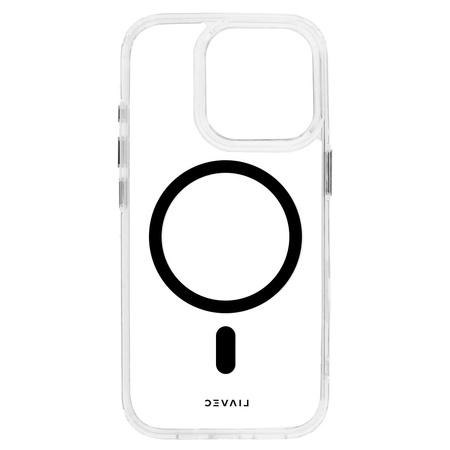 Liavec Glossy Magsafe Clear Case do Iphone 15 Pro Max czarny