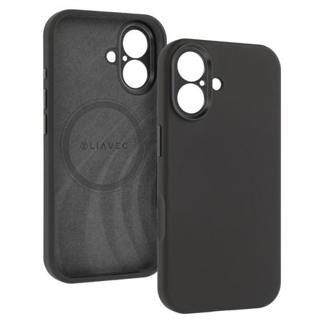 Liavec Silk Shield Case with Metal Camera Frame do Iphone 17 czarny