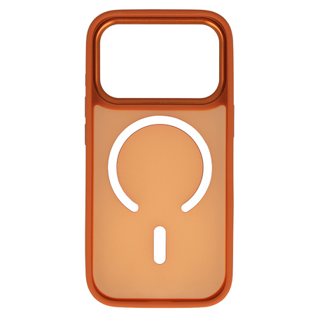 Liavec Cloudy Case with Metal Camera Frame für iPhone 17 Pro Orange (Camera Control Button)