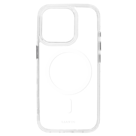 Liavec Glossy Magsafe Clear Case do Iphone 13 Pro biały