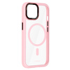 Liavec Hybrid Magsafe Clear Case für iPhone 15 Hellrosa