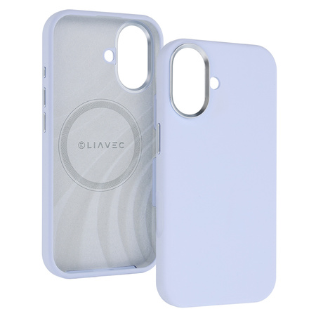 Liavec Silky Case with Metal Camera Frame für iPhone 17 Blau