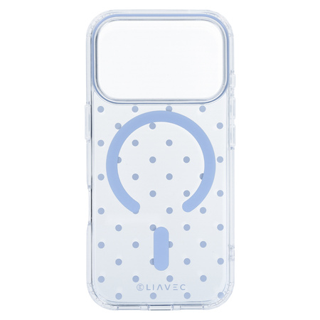 Liavec Bubble Case do Iphone 18 Pro Max/17 Pro Max jasnoniebieski