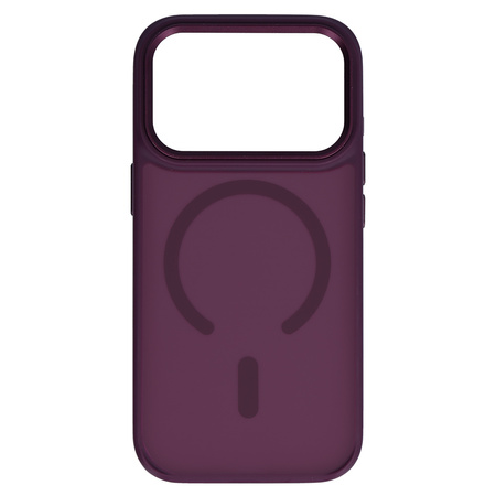 Liavec Cloudy Case with Metal Camera Frame do Iphone 18 Pro Max/17 Pro Max fioletowy (Camera Control Button)