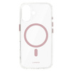 Liavec Glossy Magsafe Clear Case do Iphone 16 różowy