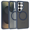 Liavec Soft Case Metal Frame do Samsung Galaxy S26 Ultra granatowy