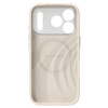 Liavec Silk Shield Case with Metal Camera Frame do Iphone 17 Pro beżowy