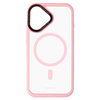 Liavec Hybrid Magsafe Clear Case für iPhone 16 Hellrosa