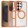 Liavec Soft Case Metal Frame für Samsung Galaxy S26 Ultra Orange