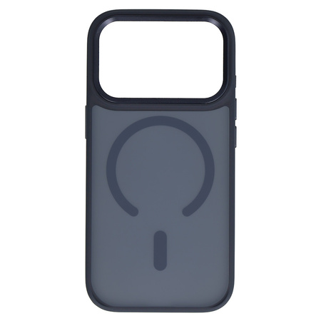 Liavec Cloudy Case with Metal Camera Frame für iPhone 17 Pro Max Marineblau (Camera Control Button)