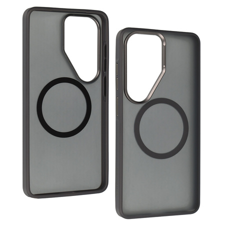 Liavec Soft Case Metal Frame für Samsung Galaxy S26 Ultra Grau