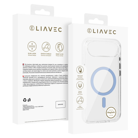 Liavec Pure Case do Iphone 17 Air jasnoniebieski
