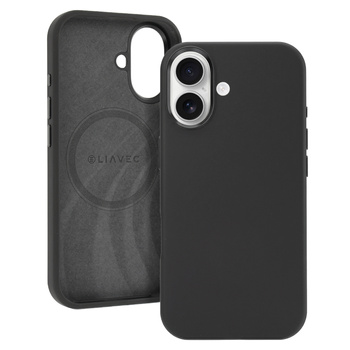 Liavec Silky Case with Metal Camera Frame do Iphone 17 czarny