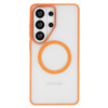 Liavec Soft Case Metal Frame für Samsung Galaxy S26 Ultra Orange