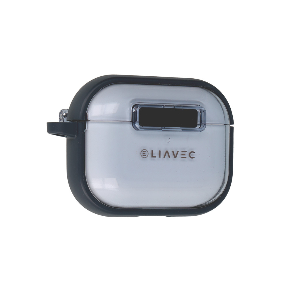 Liavec SlideLock Case do Apple AirPods Pro 3 przezroczysto-niebieski