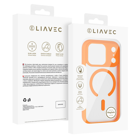 Liavec Soft Case do Iphone 17 Pro Max papaja