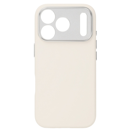 Liavec Silk Shield Case with Metal Camera Frame für iPhone 17 Pro Beige