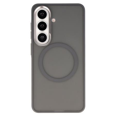 Liavec Soft Case Metal Frame für Samsung Galaxy S26 Grau