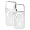 Liavec Cloudy Case with Metal Camera Frame do Iphone 17 Pro Max biały (Camera Control Button)