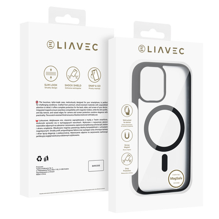Liavec Soft Case do Iphone 17 czarny
