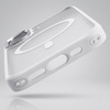 Liavec Cloudy Case with Metal Camera Frame do Iphone 17 biały (Camera Control Button)