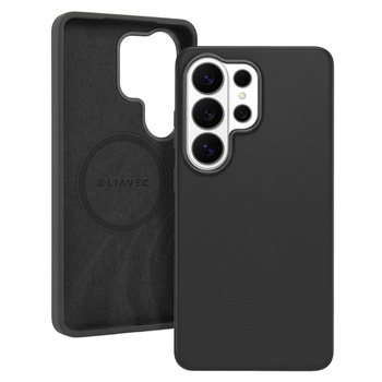 Liavec Silky Case with Metal Camera Frame do Samsung Galaxy S26 Ultra czarny