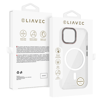 Liavec Hybrid Magsafe Clear Case für iPhone 15