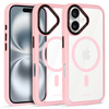 Liavec Hybrid Magsafe Clear Case do Iphone 16 jasnoróżowy