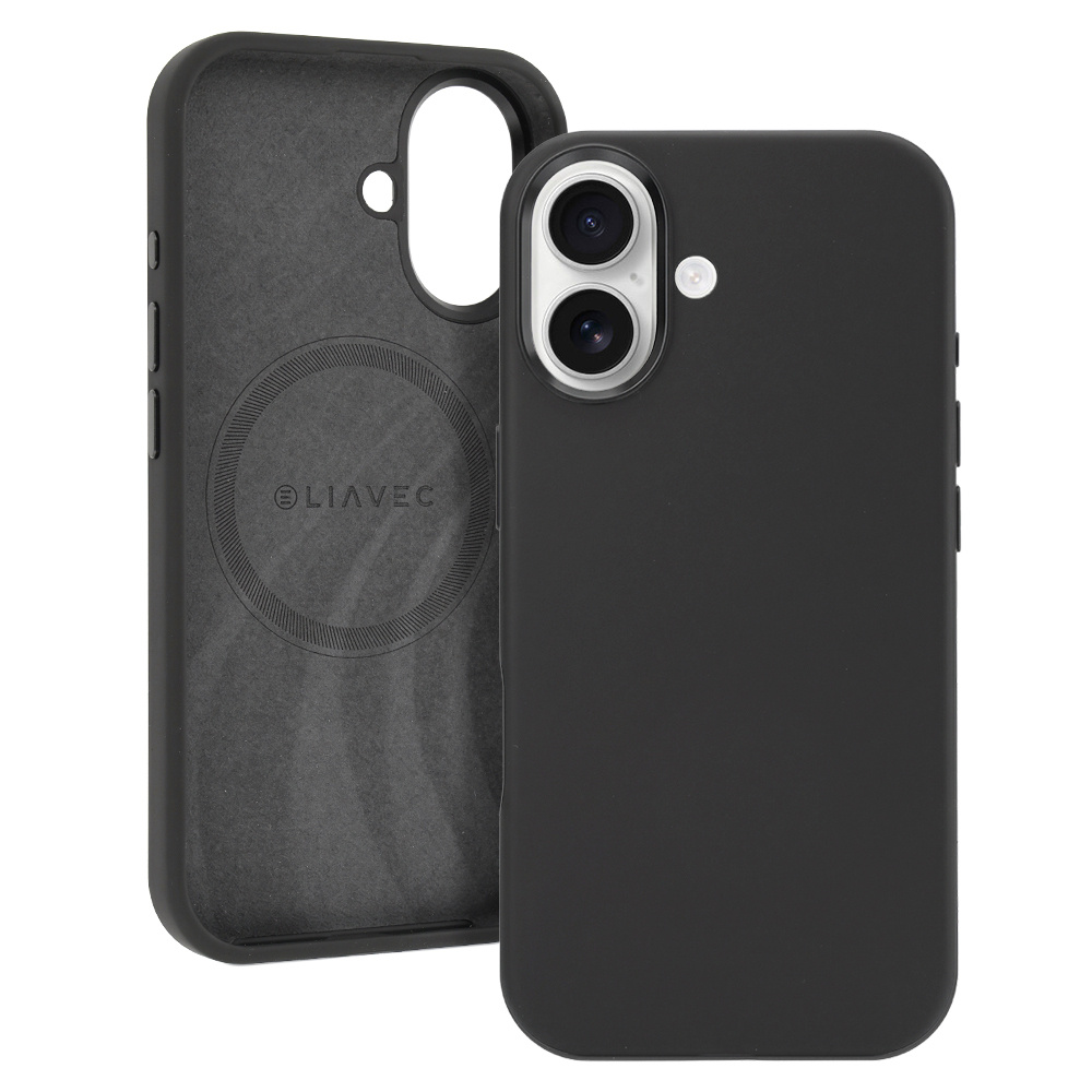 Liavec Silky Case with Metal Camera Frame do Iphone 17 czarny
