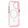 Liavec Hybrid Magsafe Clear Case für iPhone 16 Hellrosa