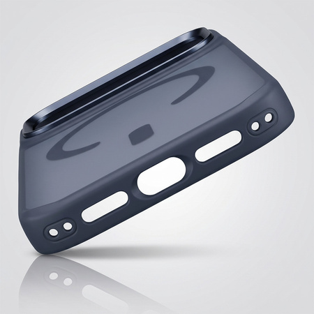 Liavec Cloudy Case with Metal Camera Frame für iPhone 17 Pro Marineblau (Camera Control Button)