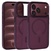 Liavec Cloudy Case with Metal Camera Frame do Iphone 18 Pro Max/17 Pro Max fioletowy (Camera Control Button)