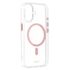 Liavec Glossy Magsafe Clear Case für iPhone 16 Rosa