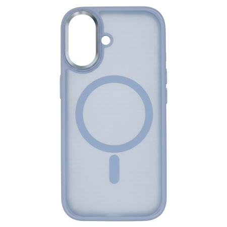 Liavec Cloudy Case with Metal Camera Frame do Iphone 17 niebieski (Camera Control Button)