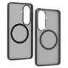 Liavec Soft Case Metal Frame für Samsung Galaxy S26 Grau