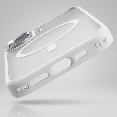 Liavec Cloudy Case with Metal Camera Frame für iPhone 17 Weiß (Camera Control Button)