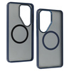 Liavec Soft Case Metal Frame do Samsung Galaxy S26 Ultra granatowy