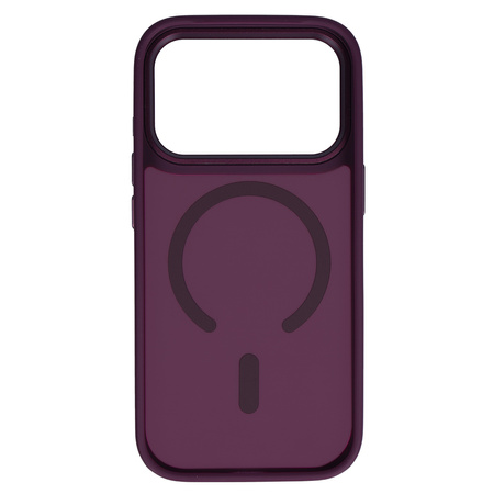 Liavec Cloudy Case with Metal Camera Frame do Iphone 18 Pro/17 Pro fioletowy (Camera Control Button)