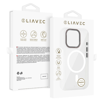 Liavec Hybrid Magsafe Clear Case für iPhone 16 Pro Max